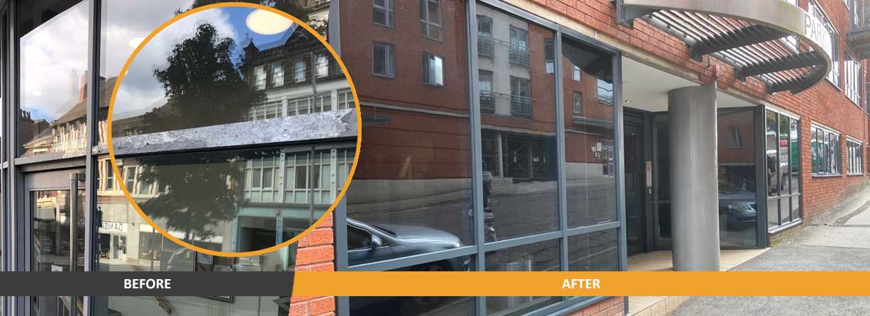 Commerical respray - Before & After